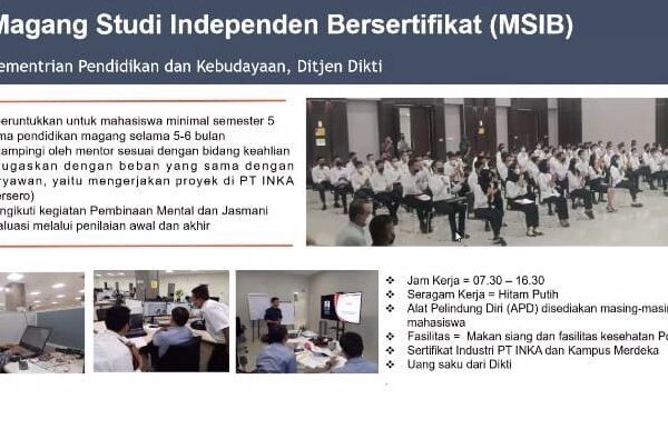 Magang MBKM MSIB PT INKA Genap 2022-23