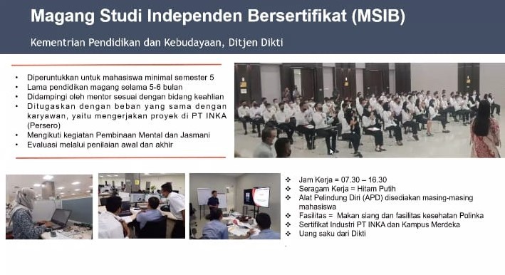 Magang MBKM MSIB PT INKA Genap 2022-23