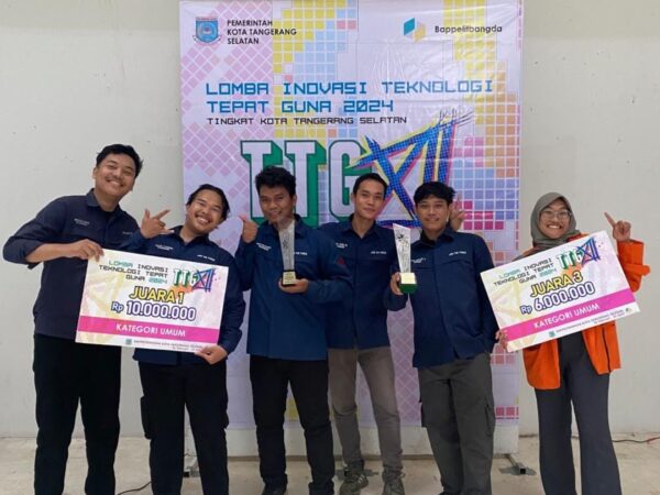 Teknik Elektro ITI Juara 1 dan 3 Lomba Inovasi TTG Tangsel 2024