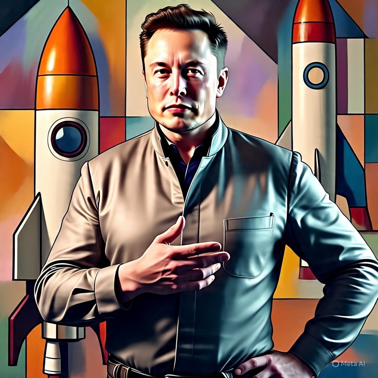 Elon musk of tesla and spacex